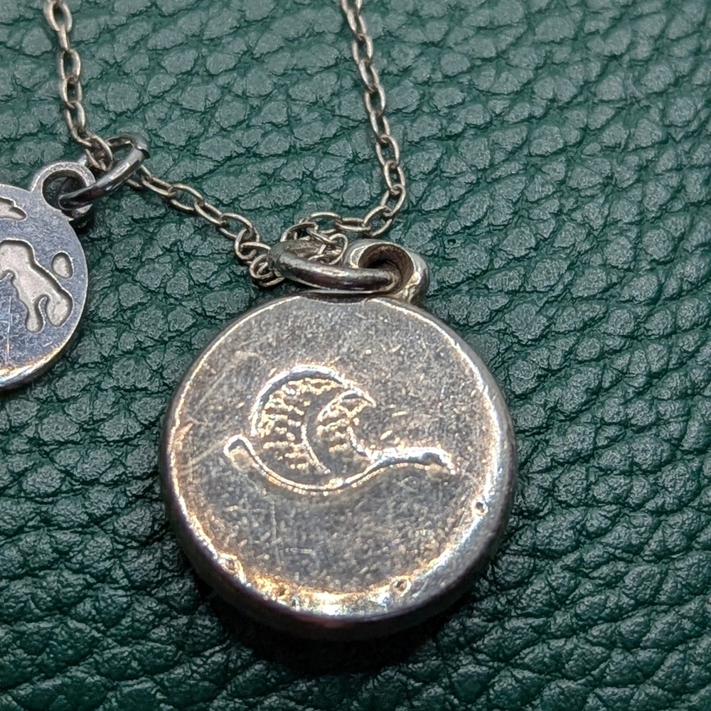 🌙 Moonglow & Earth charm Necklace ✨ - Picture 3 of 4